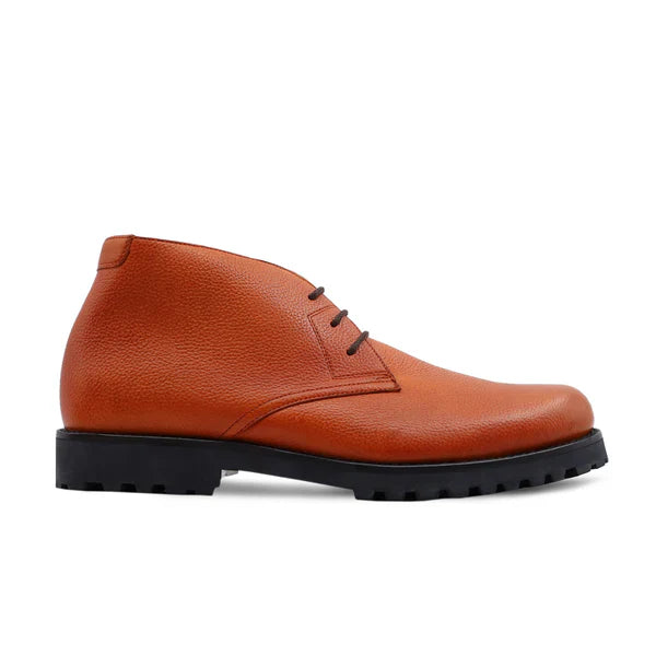 Handmade Men Tan Low Ankle Leather Lace Up Party Boot, Hiking Boots For Mens