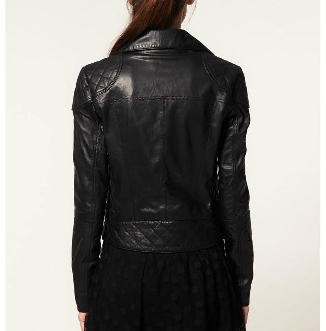 Handmade women biker jacket, biker jacket for women
