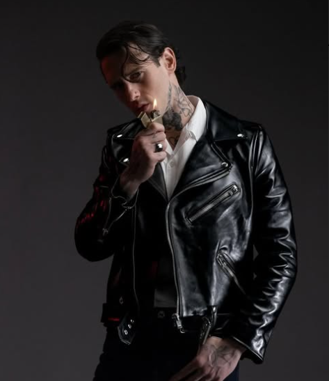 Handmade Men Black Leather Dress Jacket, Fashion Jacket, Biker Jackets