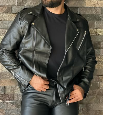 Handmade New Black Leather Motorcycle Jacket, Fashion Jacket, Biker Jackets