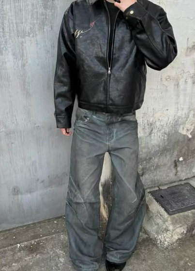Handmade New Black Leather Motorcycle Jacket, Fashion Jacket, Biker Jackets