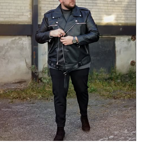 Handmade Black Fashion Motorcycle Jacket, Fashion Jacket, Biker Jackets